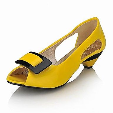 Peep Toe amarelo