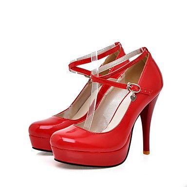 Scarpin Boneca verniz vermelho